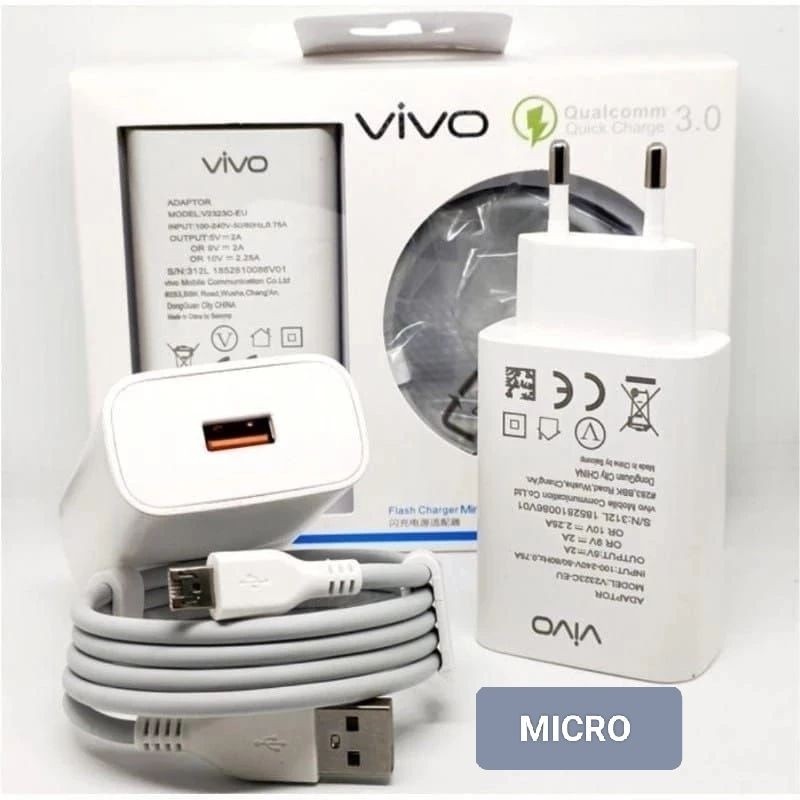 Charger HP VIVO Y12 Y15 Y17 Y91 Y91C Y93 Y95 Y20 V5 V7 ORI Fast Charging Micro USB