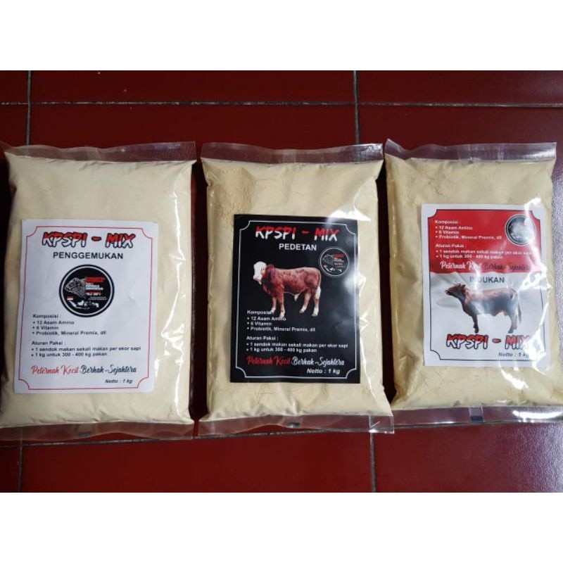 KPSPI MIX Premix Untuk Sapi Indukan, Penggemukan dan Pedet Premix Sapi Kambing Domba