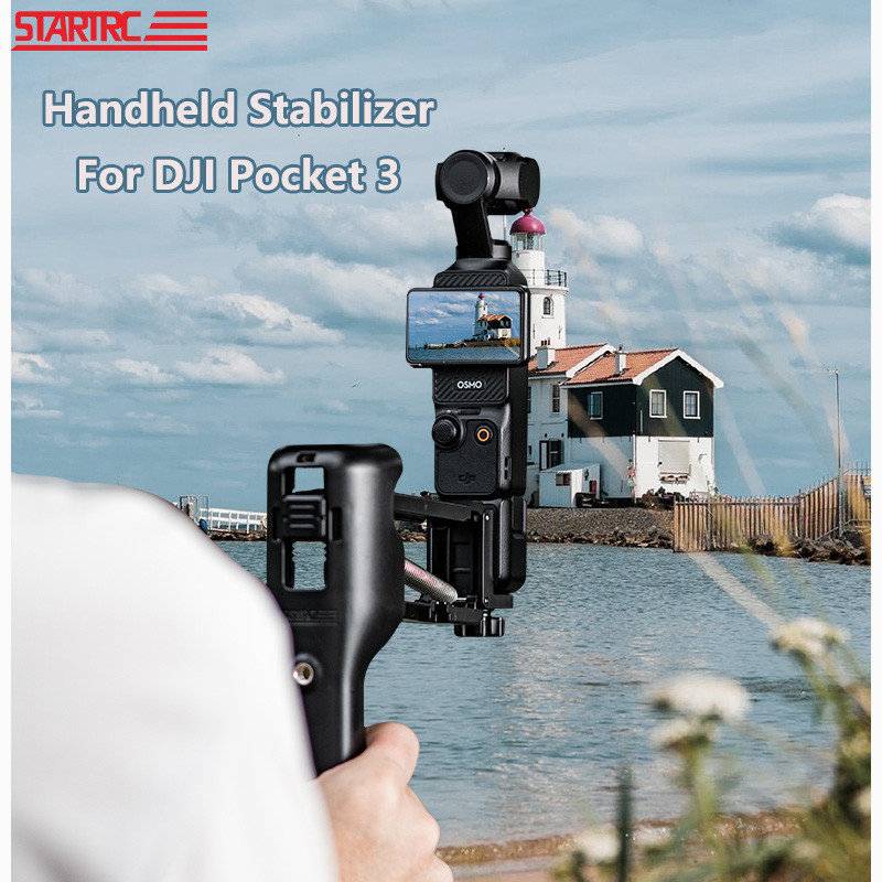 STARTRC for DJI Osmo Pocket 3 Camera Accessories Handheld Stabilizer Shock Absorber Arm Adjustable Z