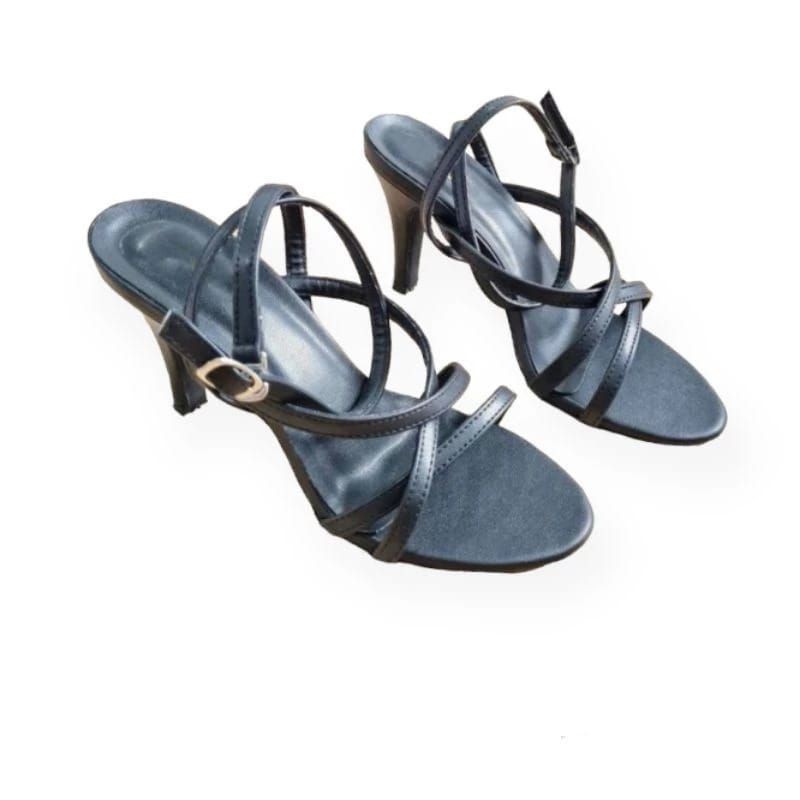 high heels sandal tali wanita 9cm terbaru