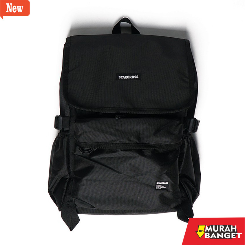 Tas Ransel pria kekinian STARCROSS Backpack - BPS 393 - Black