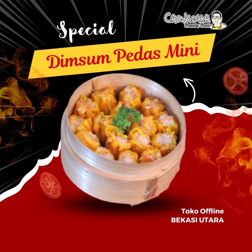 

BEKASI Dimsum mini pedas isi 80pcs & 147pcs ( INCLUDE SAUS )