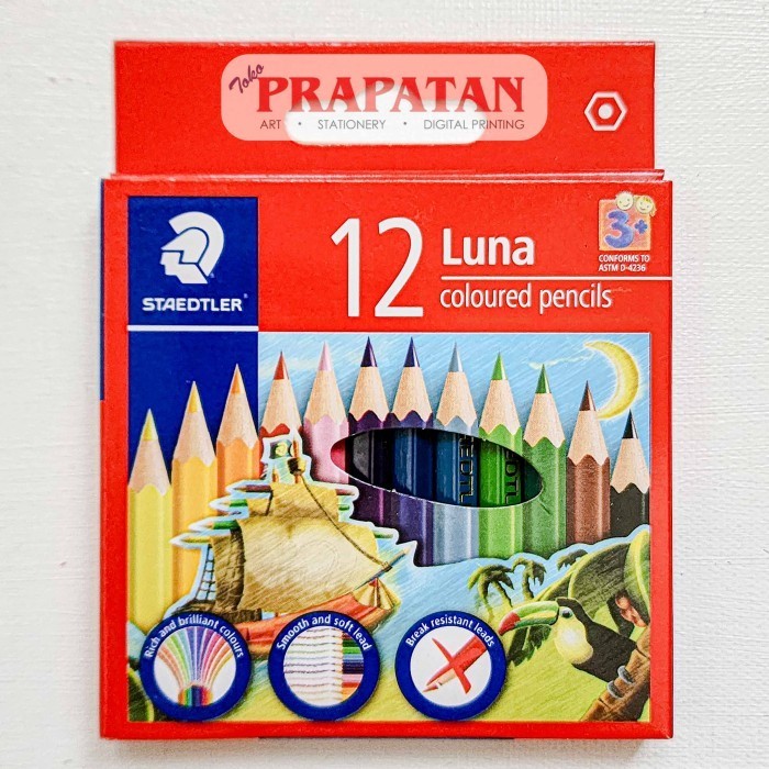 

DS99 Pensil Warna Staedtler Luna | Color Pencil - 12C PENDEK