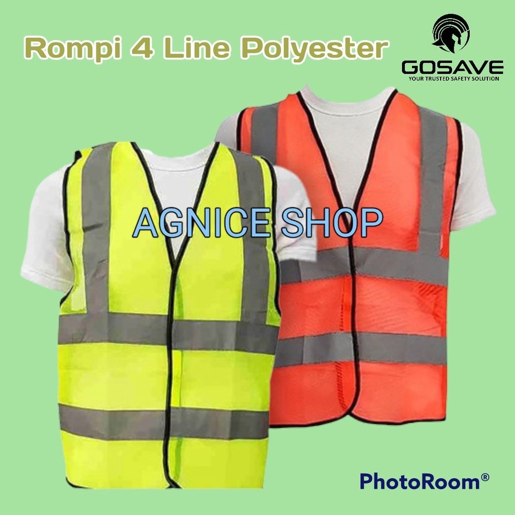Rompi Safety Polyester Safety Vest Rompi Proyek Polister//BAJU WANITA MODEL BARU / MURAH PROMO