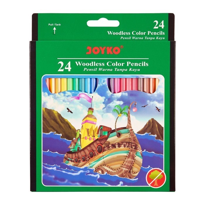 

Joyko CP-104 Alat Tulis Gambar Pencil Colour 24 pcs Pensil Warna Joyko