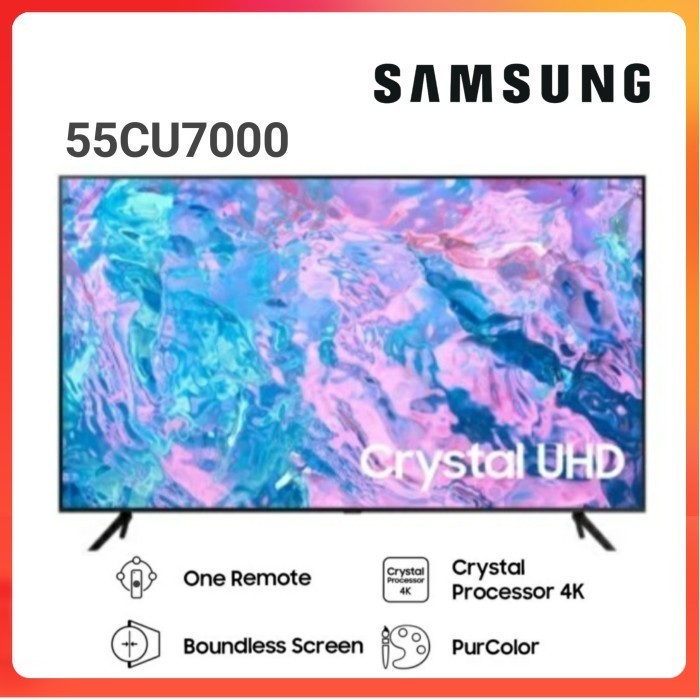 SAMSUNG 55CU7000 / 55 CU7000 CRYSTAL UHD 4K SMART TV 55 Inch CU7000