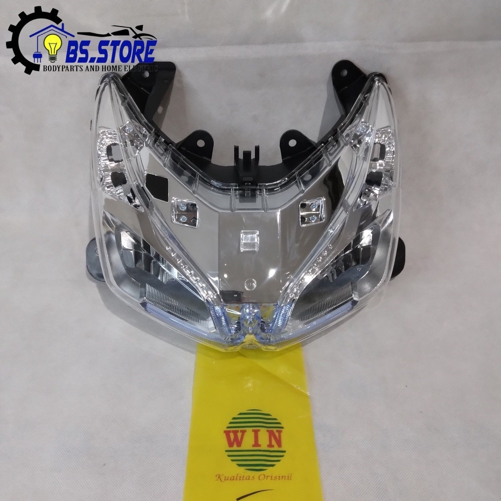 Lampu Depan Vario 110 FI ESP 2012 2013 2014 + LED | reflektor head lamp WIN | headlight senja motor 
