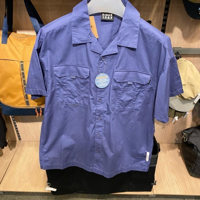 EIGER KEMEJA PRIA PENDEK SOLIMANA SHIRT SS - NAVY