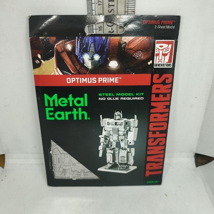 Transformers Generations Metal Earth Steel Model Kit Optimus Prime Original Hasbro NOS -CS90