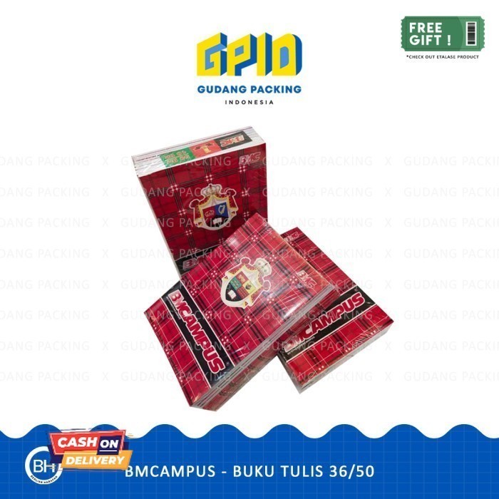 

✨LARIS✨ -BMCampus - Buku Tulis 36/50 Lembar - BMC 36 Lbr