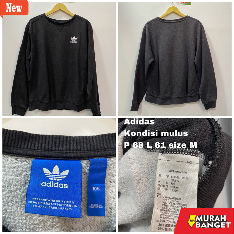 hoodie pria recomended shopee CREWNECK FULL BRAND THRIFTING A