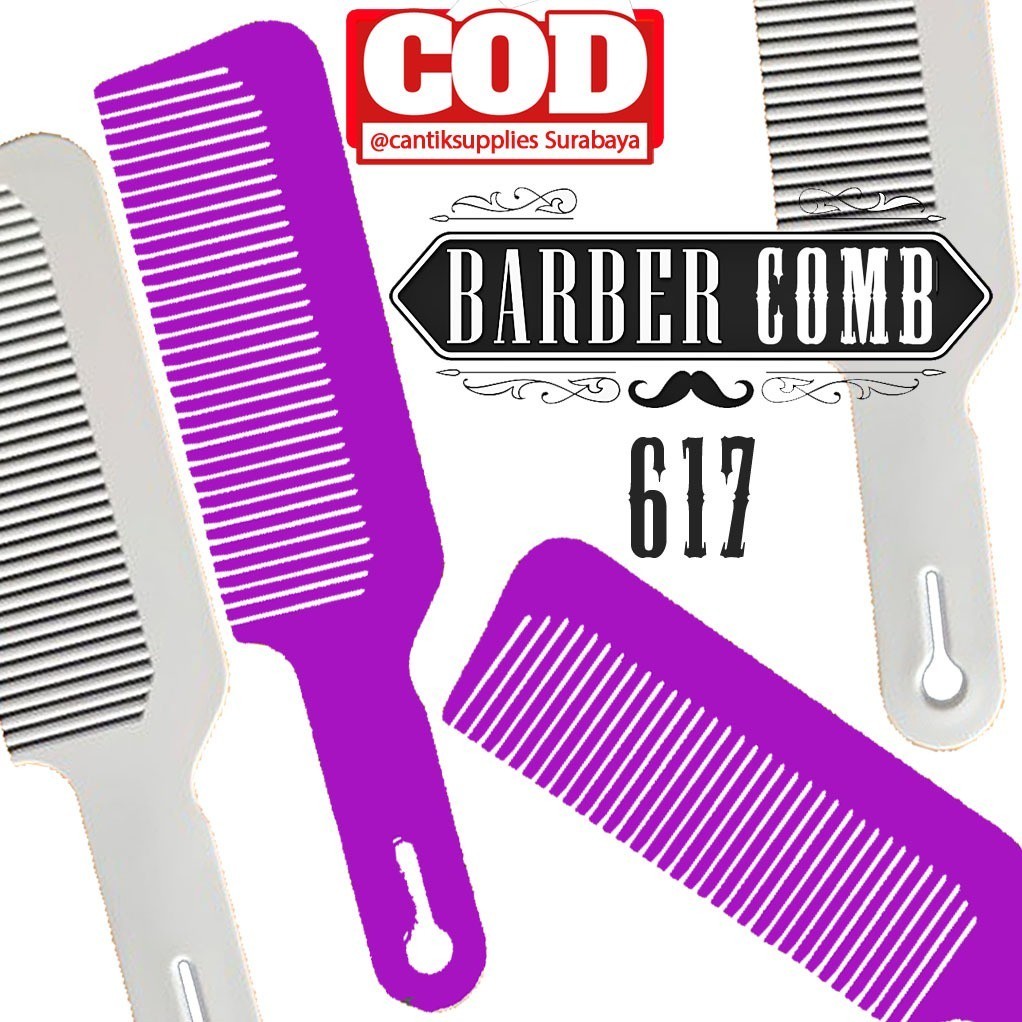 Sisir Over Comb Sisir Rambut Sisir Carbon Antistatic Comb 167