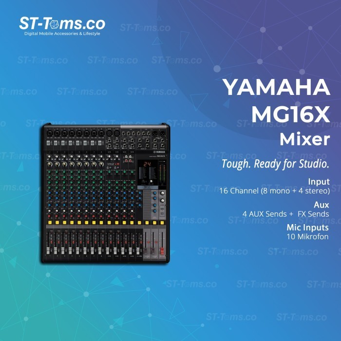 Yamaha MG16X MG 16X MG16 X 16-Channel Mixer Console