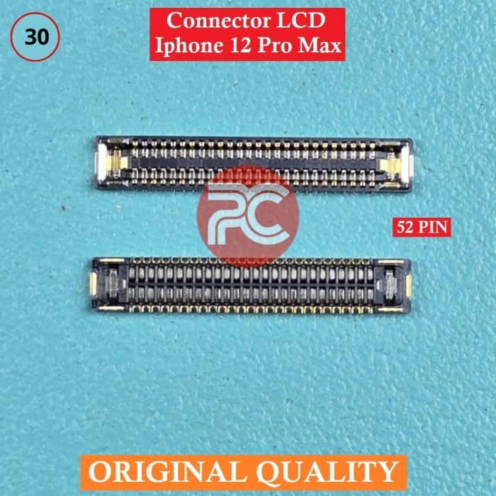Konektor LCD Iphone 12 Pro Max Org Socket Conector Layar Di Mesin