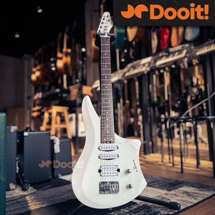 HOMER Enigma Series Hardtail Guitar Gitar Elektrik Electric - White - Tanpa Case