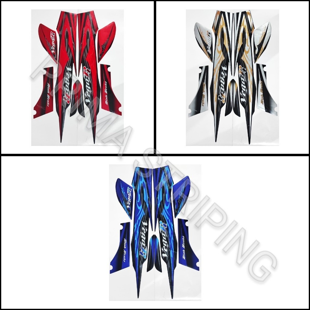 STRIPING STIKER MOTOR VEGA R 2008