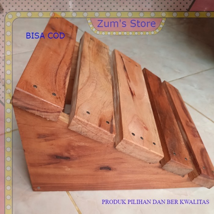 tanjakan motor tinggi 18 cm~tanjakan motor kayu
