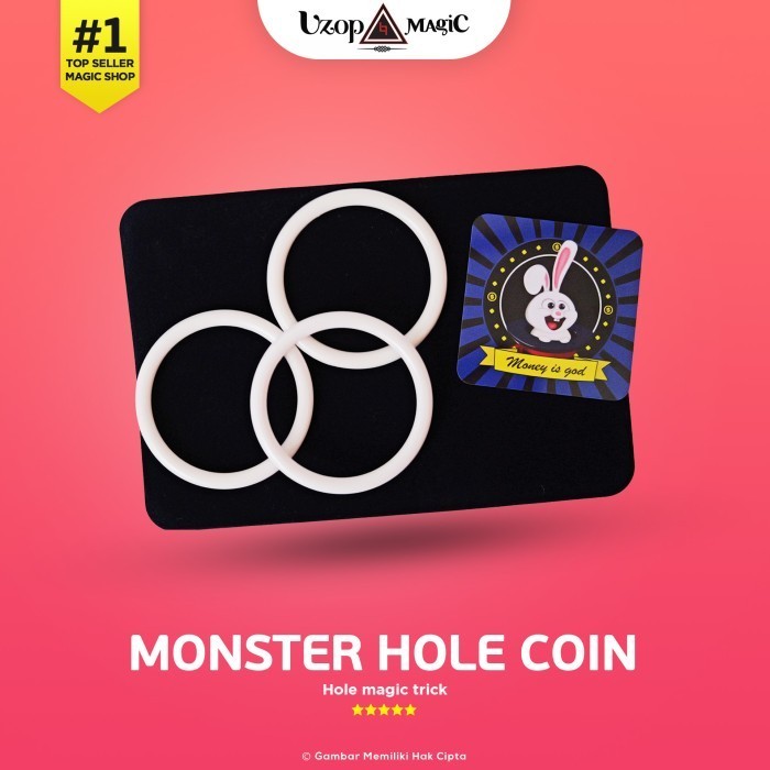 Monster Hole coin - alat sulap menghilangkan koin