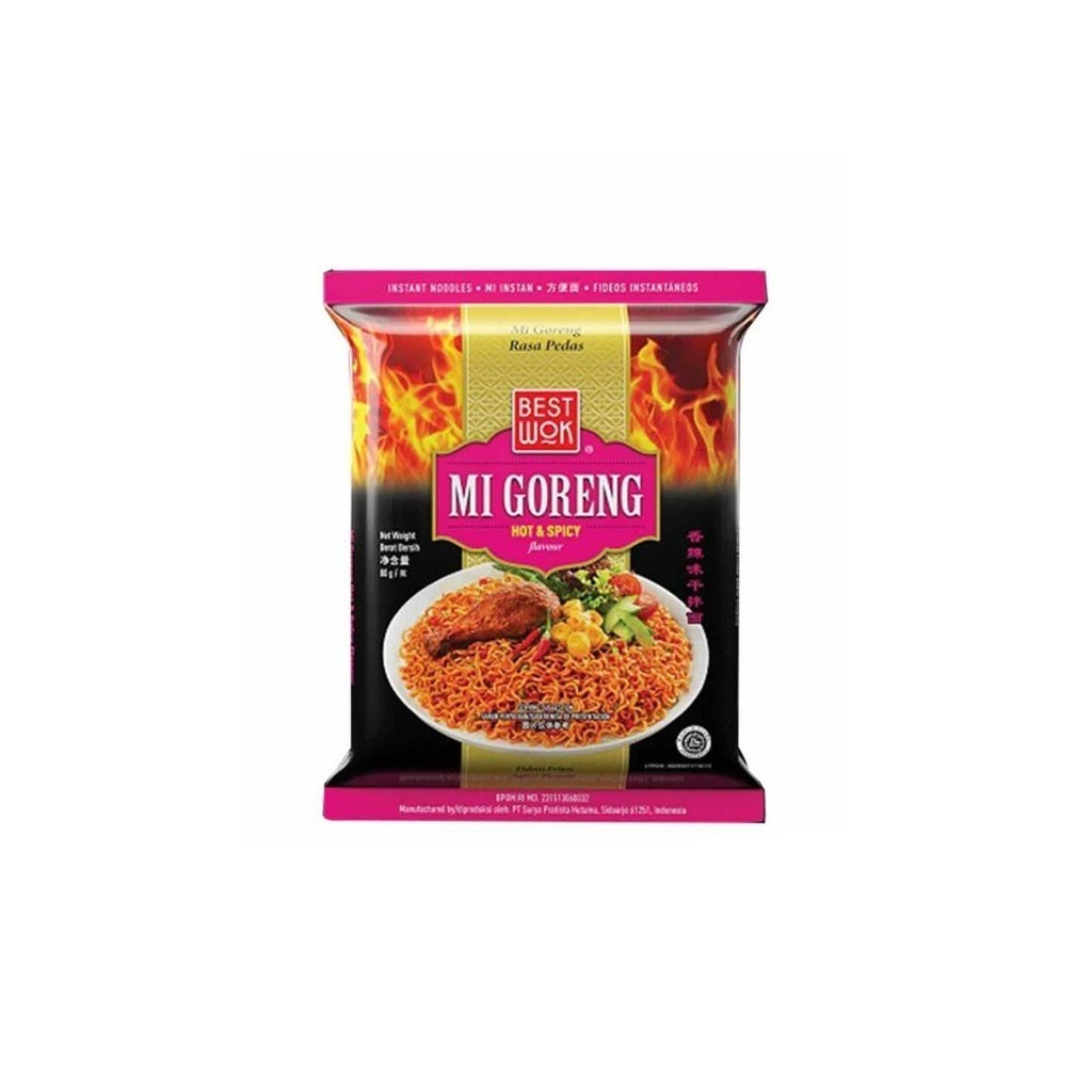 

Mi Bestwok Mie Instant Goreng Hot N Spicy
