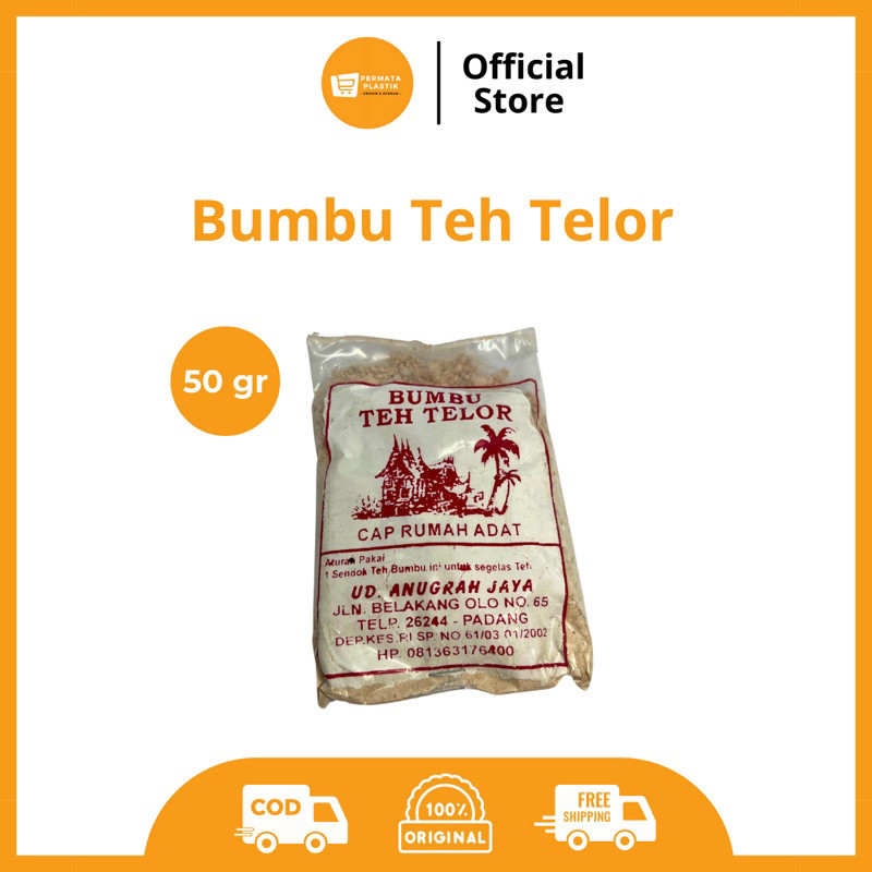 

Bumbu Teh Telur Cap Rumah Adat Teh Telor Khas Minang Bubuk