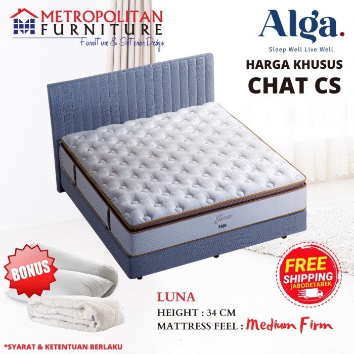 Kasur Springbed Alga Luna Spring bed matras