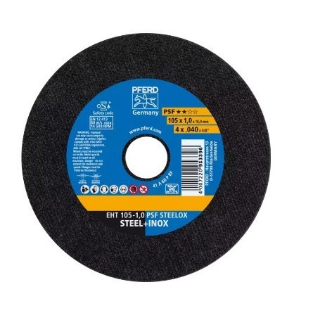 PFERD Batu Potong 4" x 1.0 mm Cutting Wheel EHT105-1.0PSF PFERD