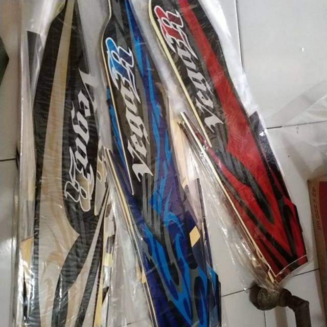Sticker Striping vega r 2008 new body full decal original