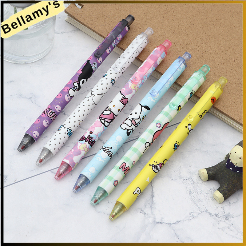 

Pulpen Gel 0.5 Mm Tinta Hitam Gel Kartun Pena Gel Mekanik Pola Lucu Aesthetic Bulpen Bolpen