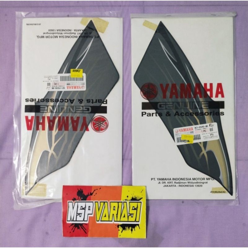 Striping Motor Yamaha Vixion Old 2009/2010 Hitam Original Ori asli Yamaha Genuine Part