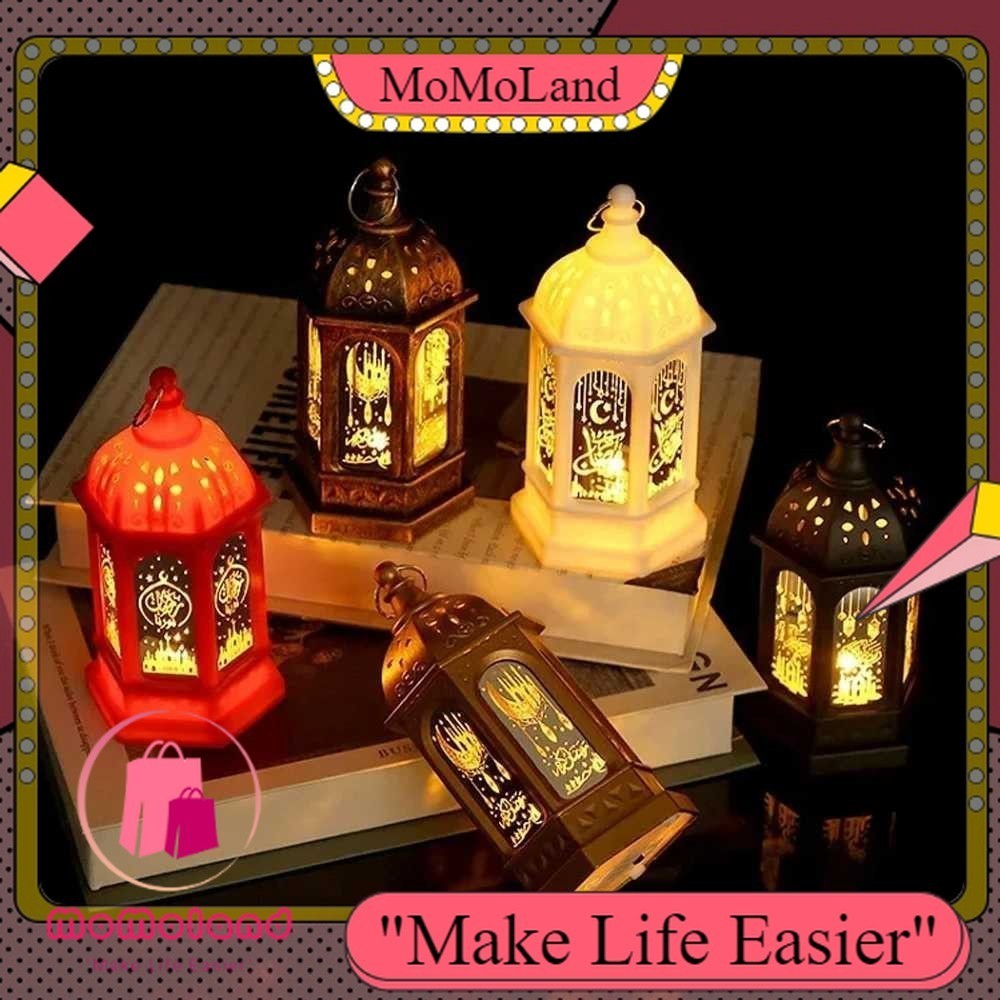 >>MoMoLand< DELSI Lampu Meja Hias LED Desk Lamp Islamic Lantern Warm White - D37