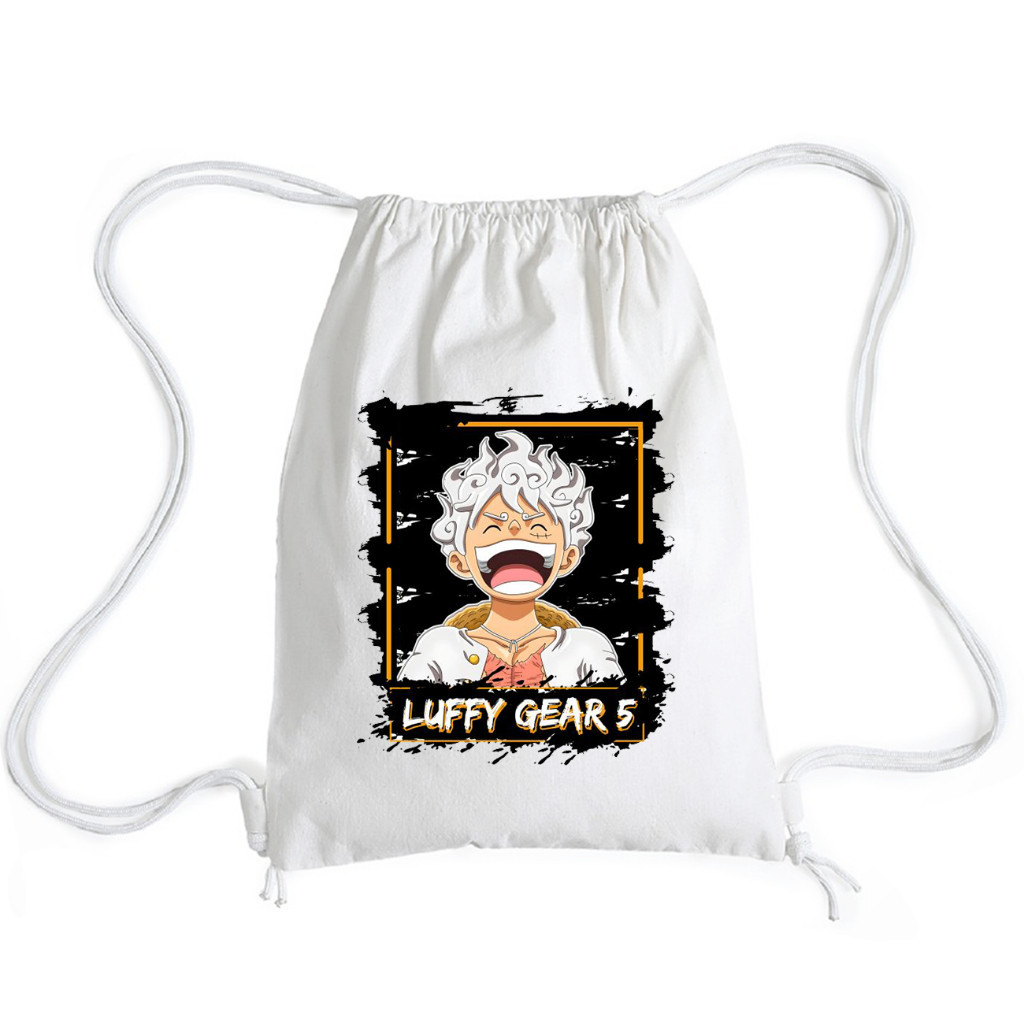TLC - Tas Serut - String bag Kanvas Tebal Pria Wanita Anime One Piece