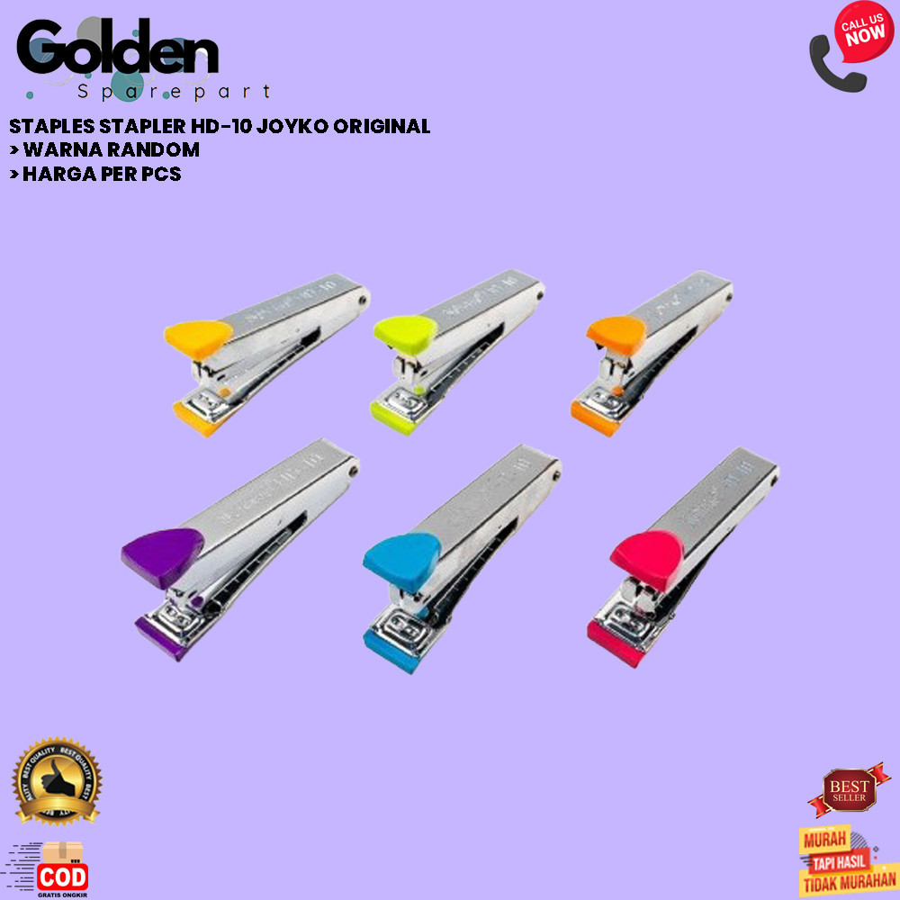 

STAPLES STAPLER HD-10 JOYKO ORIGINAL (GOLDEN)