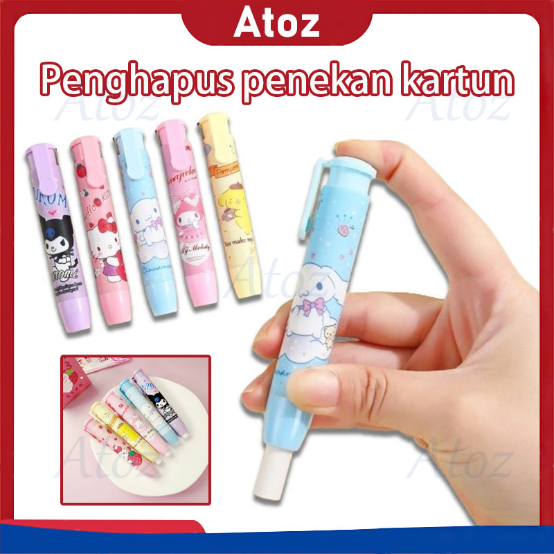

Penghapus Pensil Mekanik Motif Karakter Lucu / Mechanical Eraser / Penghapus Bentuk Lipstick / Hapusan Eraser Lipstik