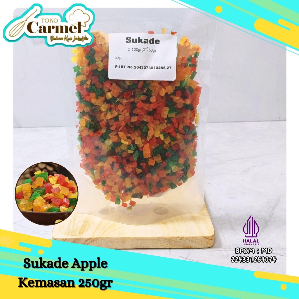 

Sukade 250gr - Manisan Buah Kering Campur 4 Warna