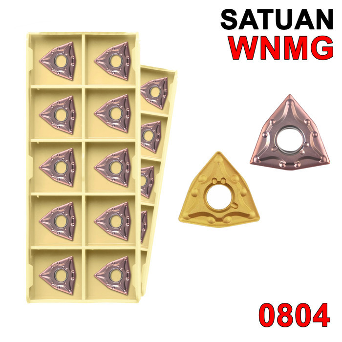 YM27 Insert WNMG 080404 MA Insert Holder WNMG16 Pahat Bubut WNMG 08 04 04 Mata WNMG080404 - BLACK