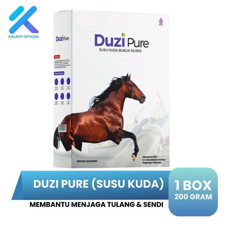 

DUZI PURE PAKET 1 BOX SUSU ASLI KUDA LIAR 100% SH