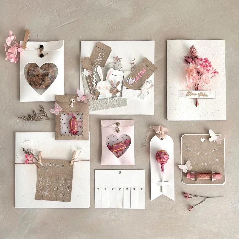 

Piggy Craft metal cutting dies cut die mold Envelope decoration series Scrapbook paper craft knife mould blade punch stencils