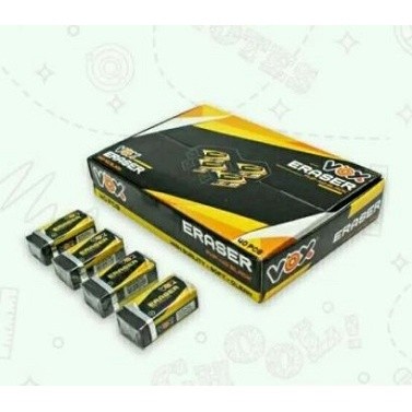 

NAT - 40 PCS PENGHAPUS HITAM VOXY ERASER