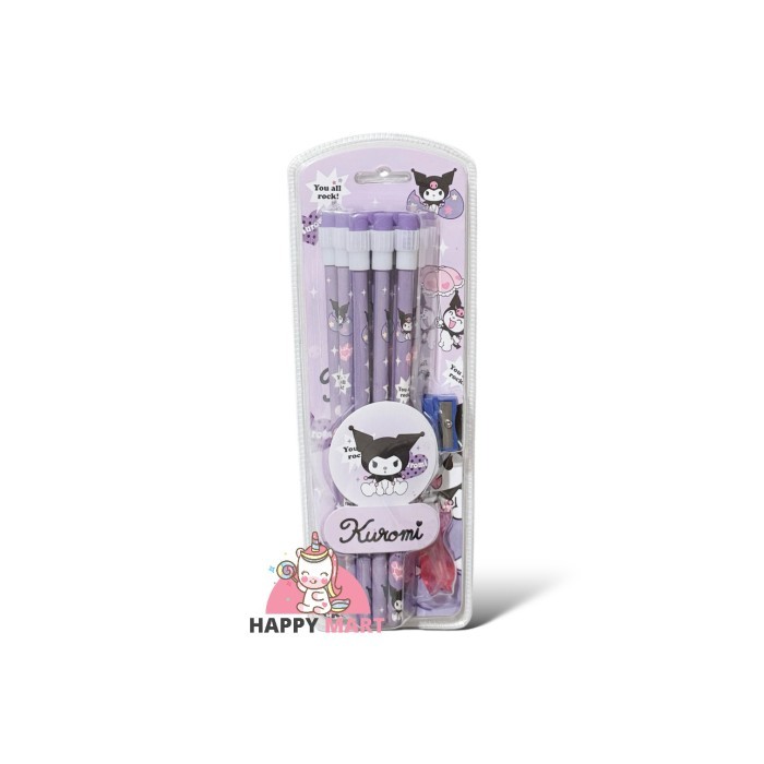 

Pensil batang isi 3662 isi 12 pcs motif sanrio kuromi / melody / cinnamoroll - Kuromi sit