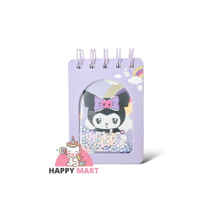 

Notes BOBA motif sanrio kuromi / melody / cinnamoroll - Kuromi rainbow