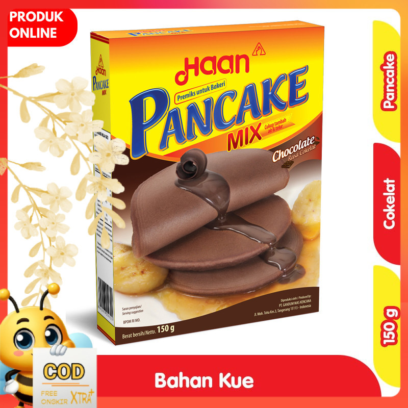 

Haan Pancake Mix Tepung Kue Cokelat 150 g