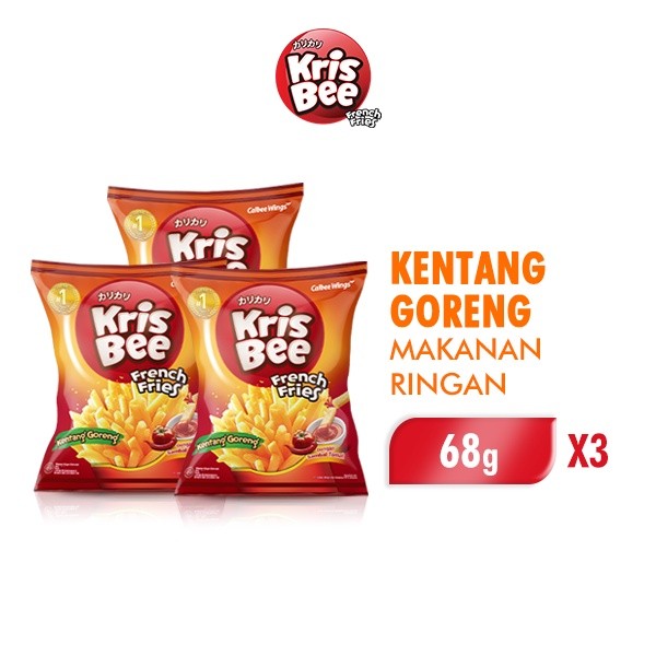 

Krisbee Fries Kentang Goreng 65 gr x3