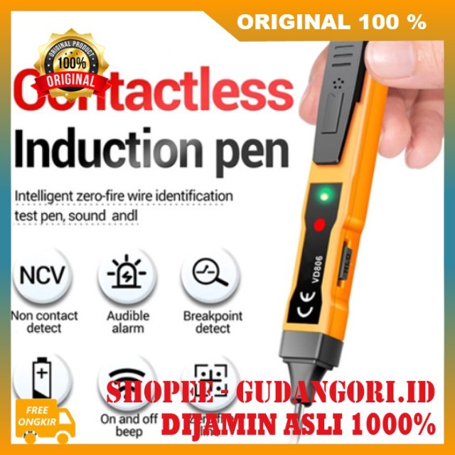 BELI 1 GRATIS 1 Digital Electric Testpen Pendeteksi Aliran Listrik Tanpa Sentuh Tespen Listrik Digit