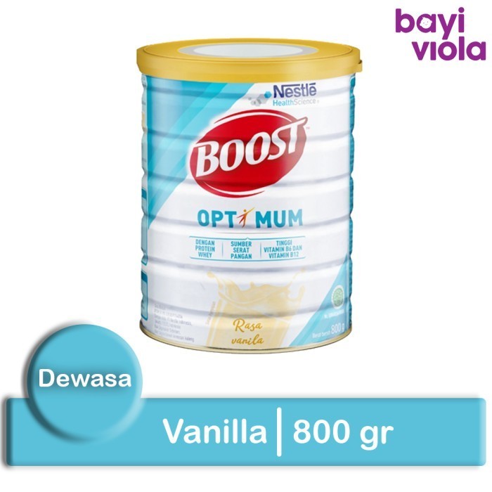 

Nestle Boost Optimum 800 gr Vanilla Vanila Susu Nutrisi Dewasa Lansia