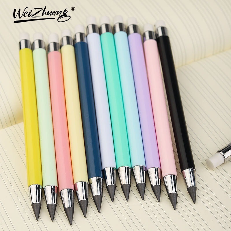 

1/12pcs Set Infinity Pencils No Sharpening Eternity Pencils No Ink Kawaii Unlimited Pens Art School Office Supplies Stationery