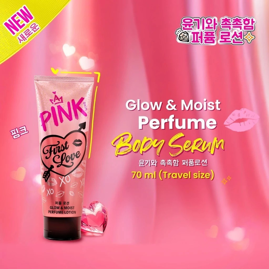 Ay00 READY Pink Skin PINK Ceramide Perfume Body Serum 70ml Single BPOM ORIGINAL