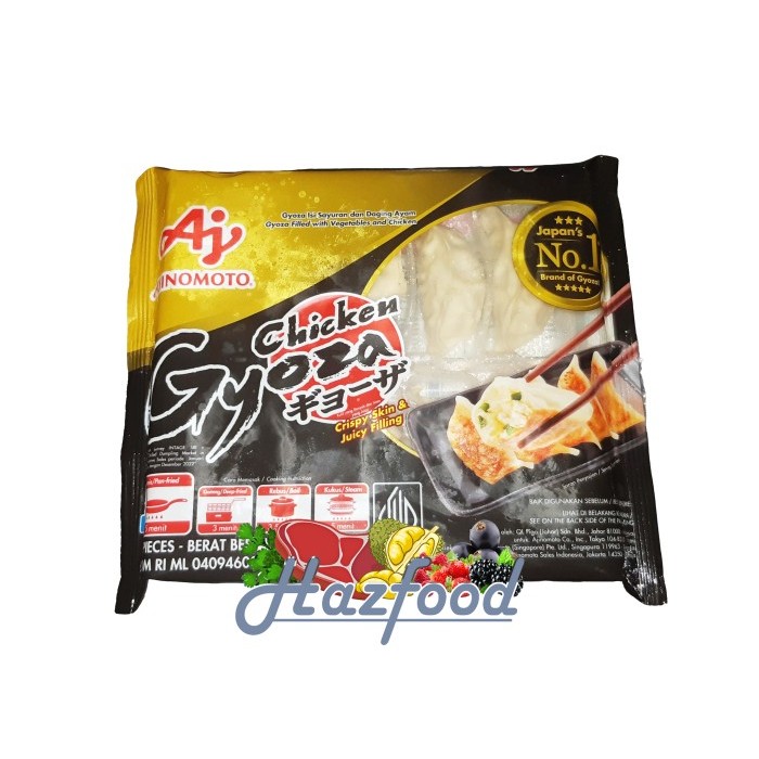 

Ajinomoto Frozen Gyoza Sayur dan Ayam 10 pcs HALAL