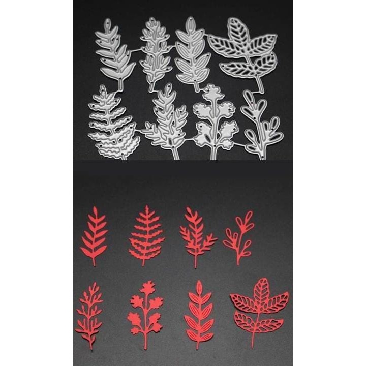 

Cutting Dies - End Branch Leaves Pattern (8pcs) #01
