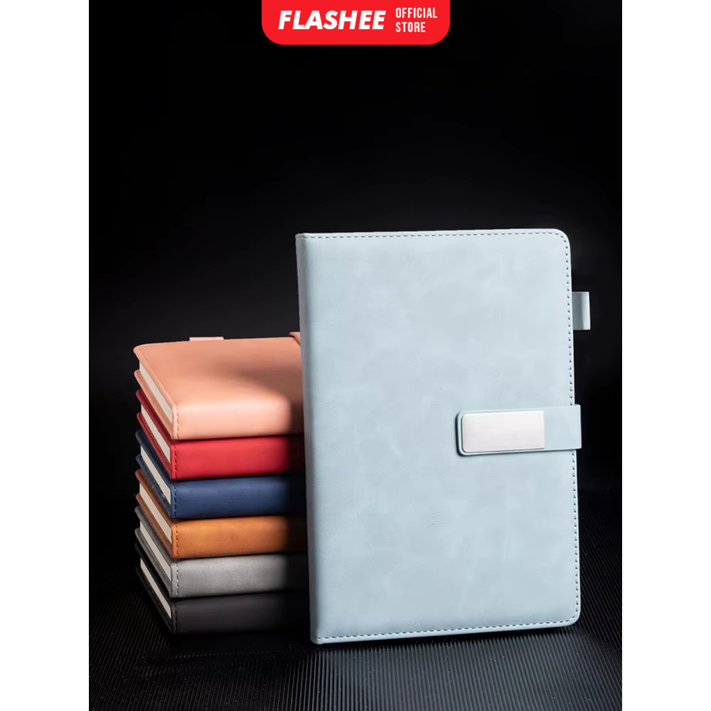 

Flashee Buku Agenda Catatan Kerja Kulit Tebal A5 Hard Cover Notebook Notepad Catatan Kerja Meeting