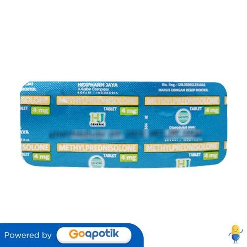 Methylprednisolone Hexpharm 4 Mg Strip 10 Tablet